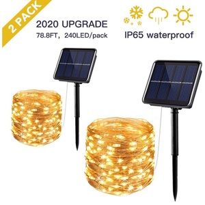 Outdoor solar string lights 👌🏽